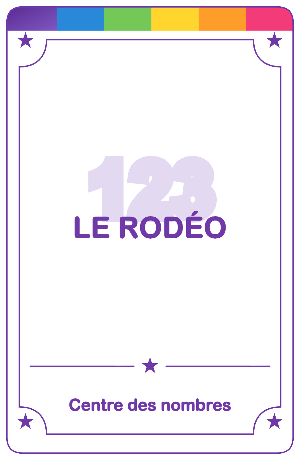Recto de la carte Le rodéo